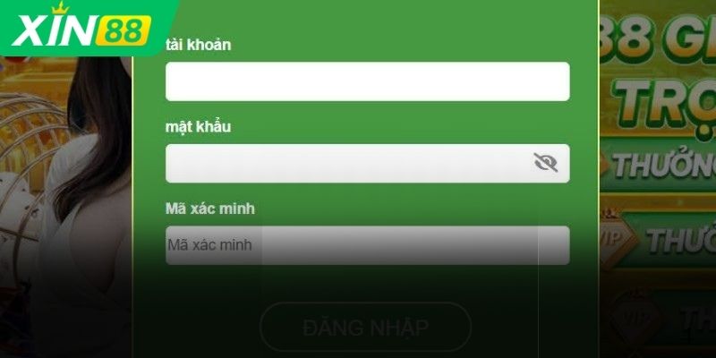 Lưu ý khi đăng nhập Xin88