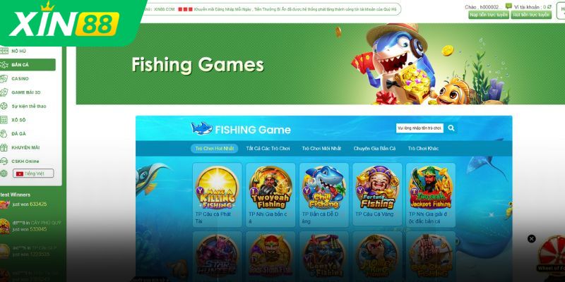 Thông tin về bắn cá thần