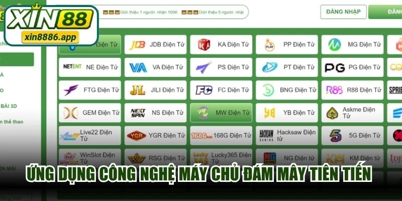 Ứng dụng công nghệ máy chủ đám mây tiên tiến với tốc độ phản hồi cực nhanh